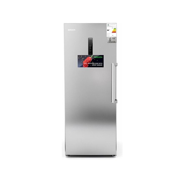 Green Upright Freezer, 18ft, Silver Color