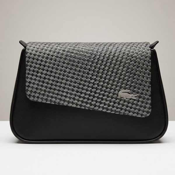 Lacoste Concept Woven Flap Shoulder Bag