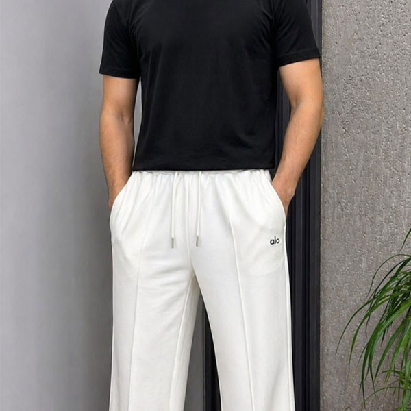 Accolade Men's Sweatpant, white, ALO