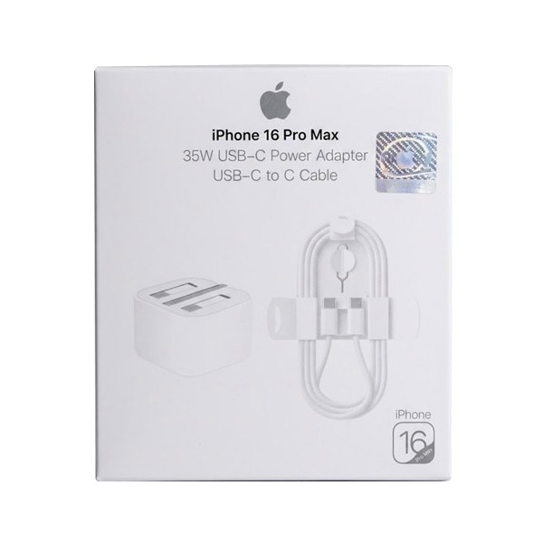 Apple 35W USB-C Power Adapter & USB-C to C Cable Set