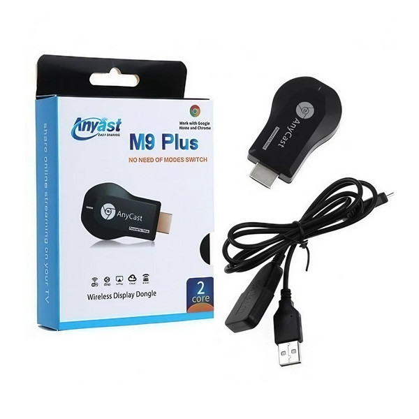 Anycast M9 Plus Wireless WiFi 1080P HDMI Display TV Dongle Receiver, Black Color
