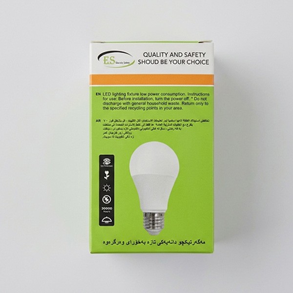 ES Electric Safety LED A-Bulb, Model NO.  E27