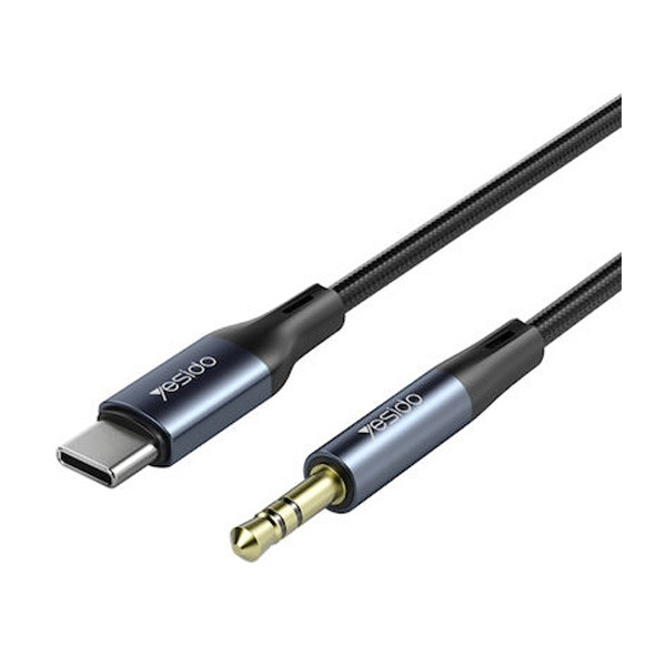 Yesido Audio Cable Jack 3.5mm Male - Type-C Male 1m Model No. YAU-36