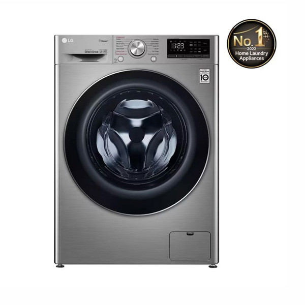 LG 9Kg/5Kg Inverter Wi-Fi Front Load Washer Dryer with Steam, Silver VCM, AI Direct Drive Model No. FHD0905SWS