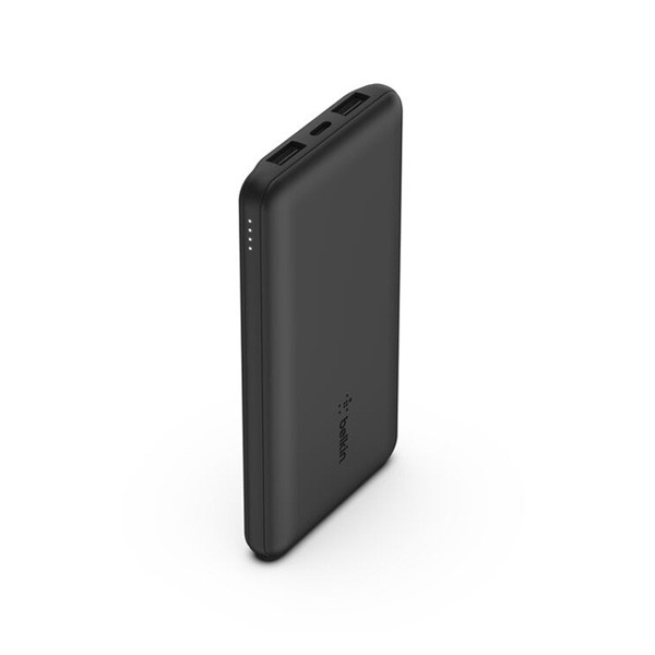 Belkin BoostCharge Power Bank 10000mAh 15W PD Fast Charging MFI Certified, Black Color
