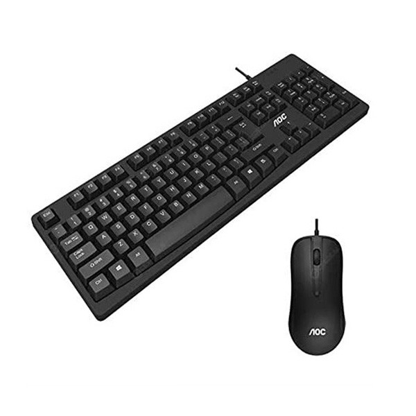 AOC Wired Keyboard & Mouse Combo Kit Model No. KM150