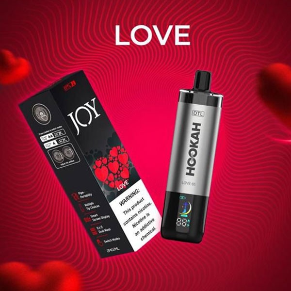JOY Hookah DTL 40,000 Puffs Rechargeable Disposable Vape