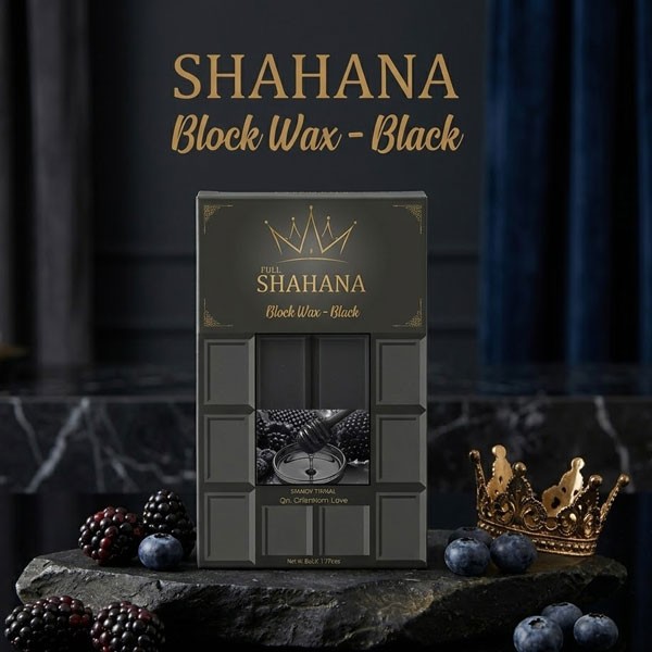 Shahana Block Wax — Black