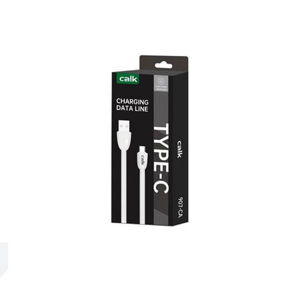 Calk Type-C Charging Data Line Cable, White Color, Model No. XC040