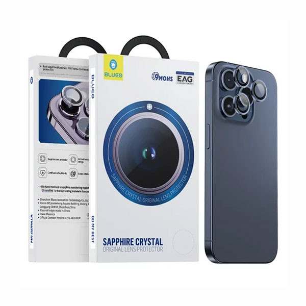 Blueo Sapphire Crystal 9h Original Lens Protector for iPhone 15 Pro Max