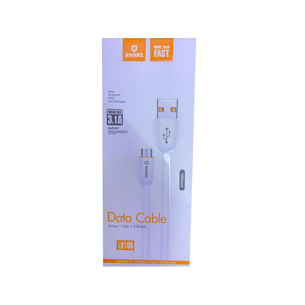 X-Hanz Micro to USB Charging and Sync Data Cable 3.1A Model No. LK10S