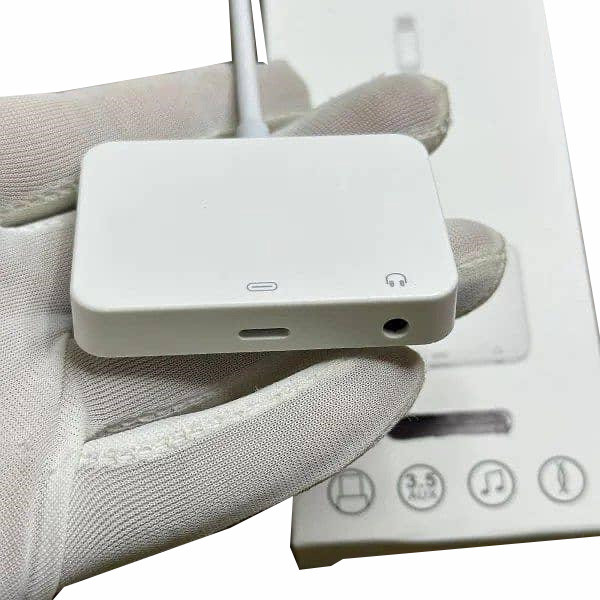 OEM Lightning to 3.5mm Audio & Call & Charger Adapter