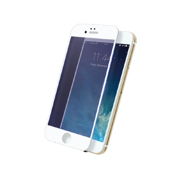 OEM Full Cover Anti Blue Light Tempered Glass Screen Protector for iPhone 7G, White Color