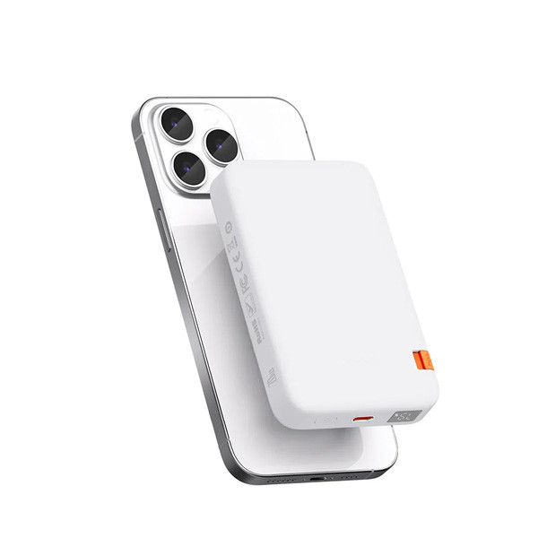 Mcdodo 10000mAh 20W MagSafe Wireless Power Bank for iPhone, White Color