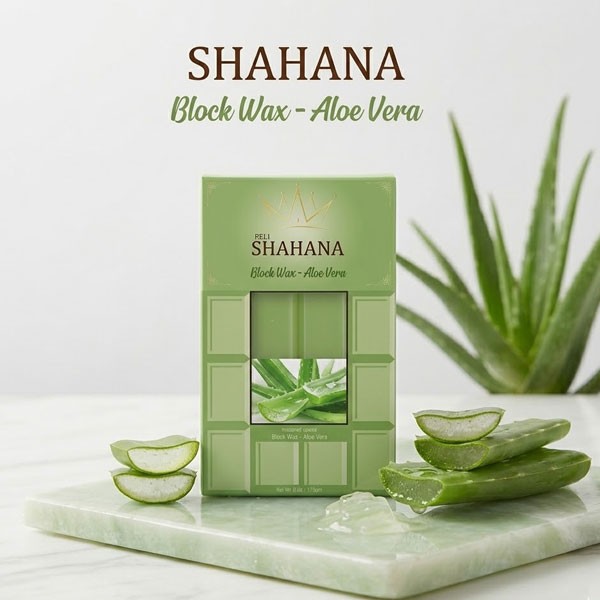 Shahana Block Wax — Aloe Vera Flavour