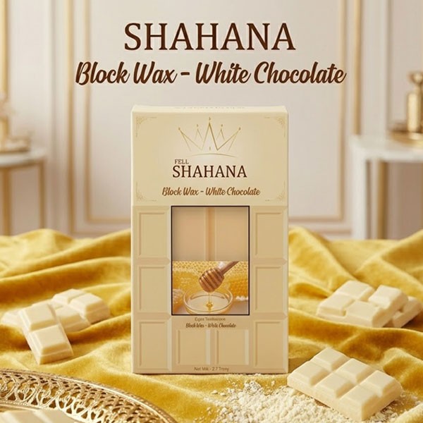 Shahana Block Wax — White Chocolate Flavour